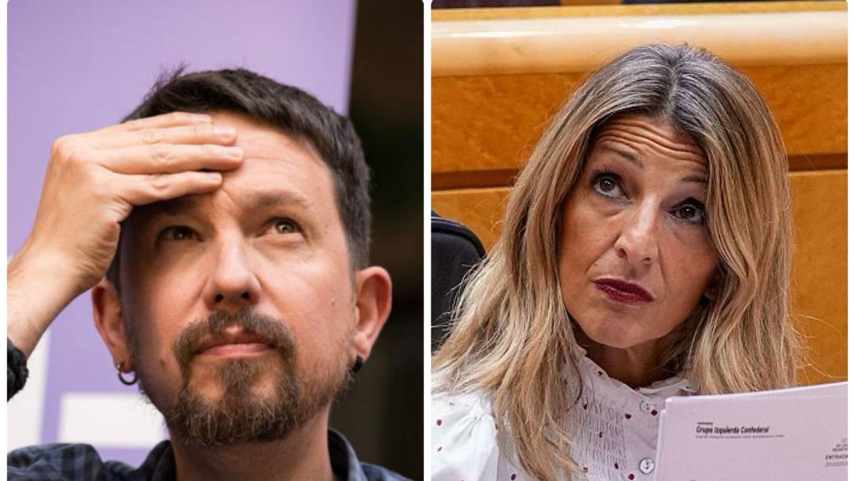Pablo Iglesias y Yolanda Díaz