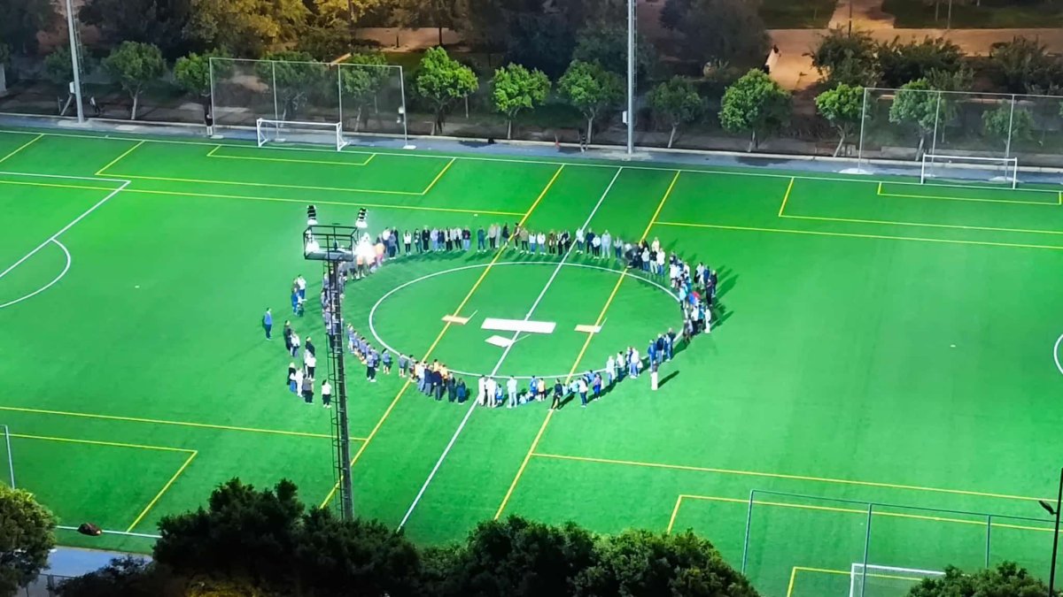 Homenaje del Discóbolo al aniversario de la dana