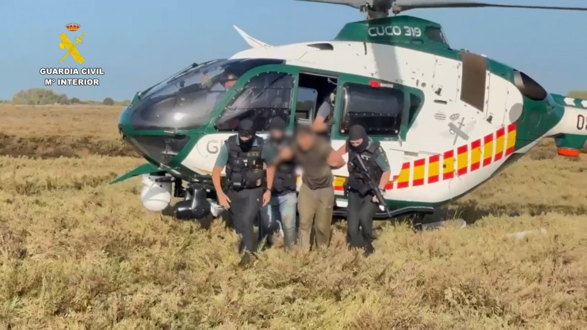 Operativo de la Guardia Civil en Huelva.