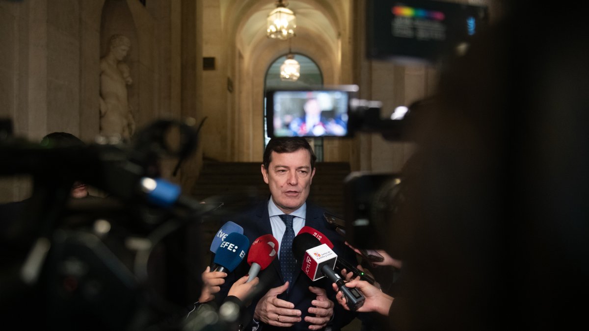 El presidente de la Junta de Castilla y León, Alfonso Fernández Mañueco.