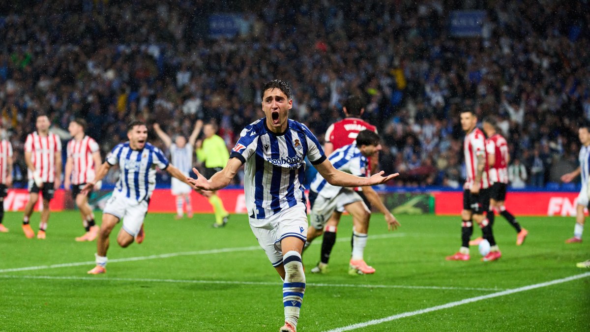 La Real Sociedad revive en el derbi vasco contra el Athletic