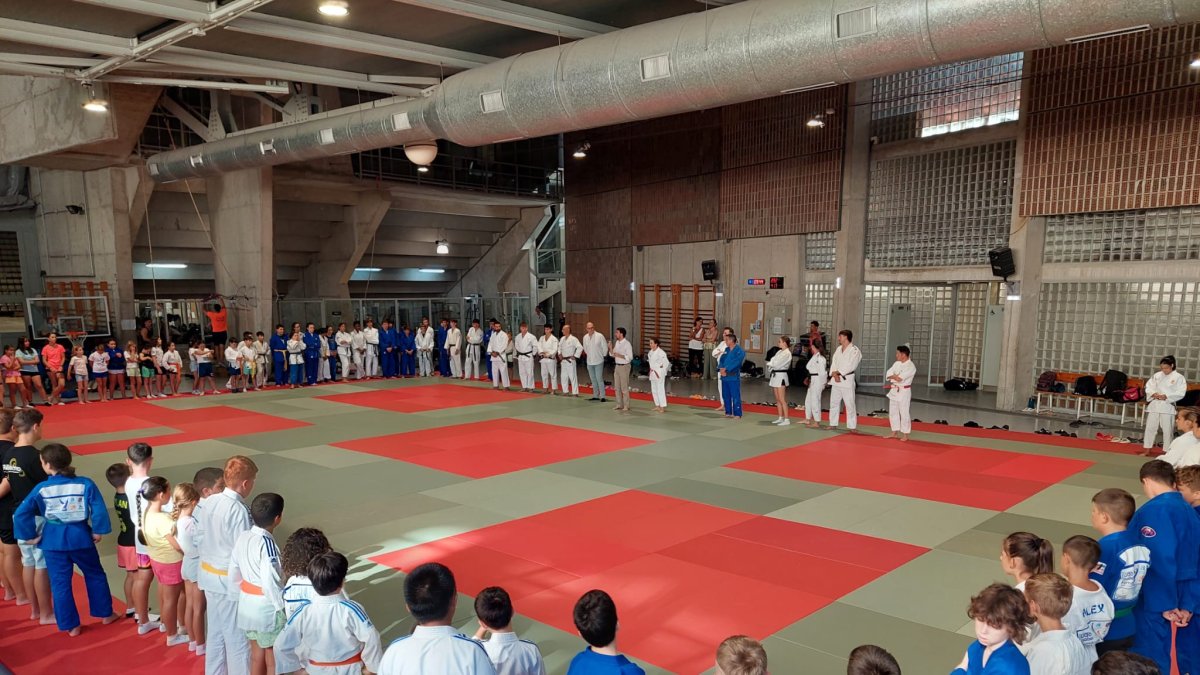 Participantes en el deporte escolar.