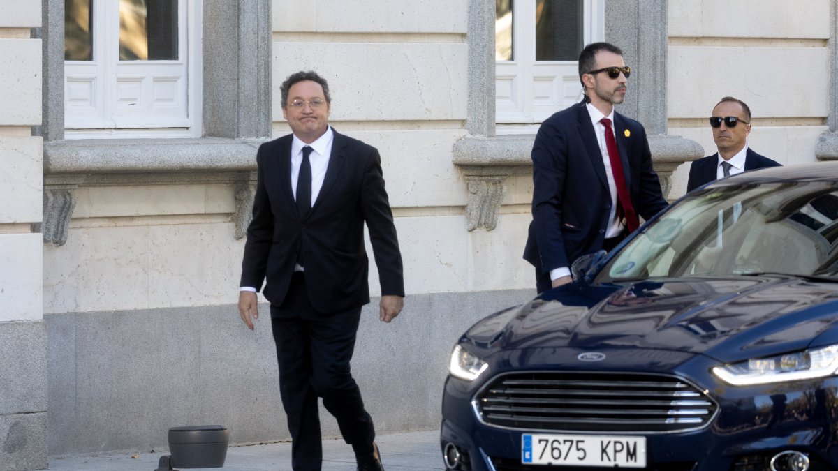 El fiscal General del Estado, Álvaro García Ortiz, durante la primera jornada del juicio en el Supremo