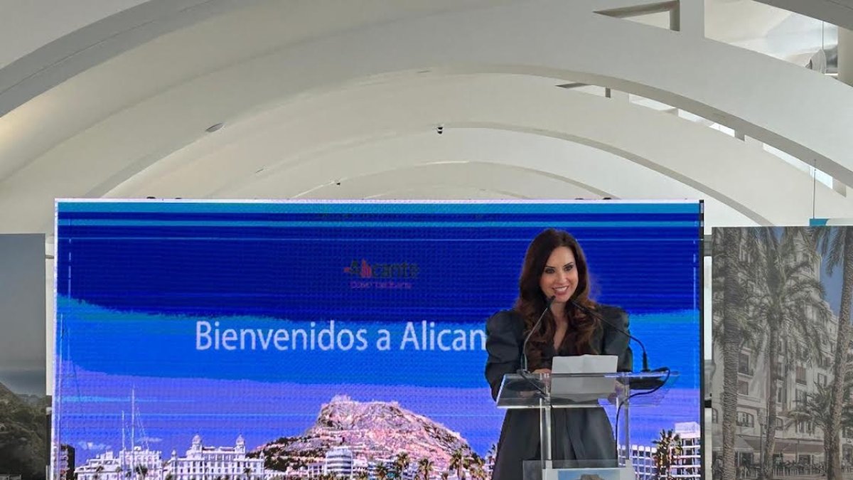La concejala de Turismo del Ayuntamiento de Alicante, Ana Poquet.