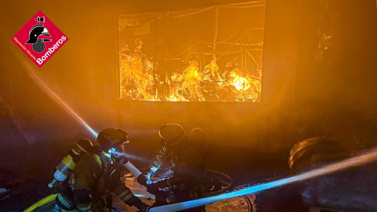 Incendio en Elda