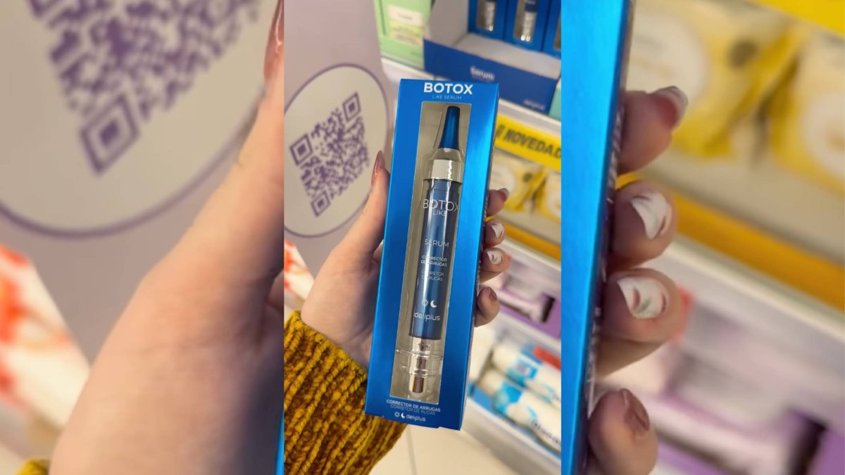 El sérum “Botox Like” de Deliplus, en su icónico envase tipo jeringuilla, se ha convertido en la novedad más buscada de la sección de cosmética de Mercadona.