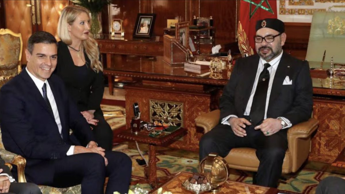 Pedro Sánchez en Marruecos con Mohamed VI