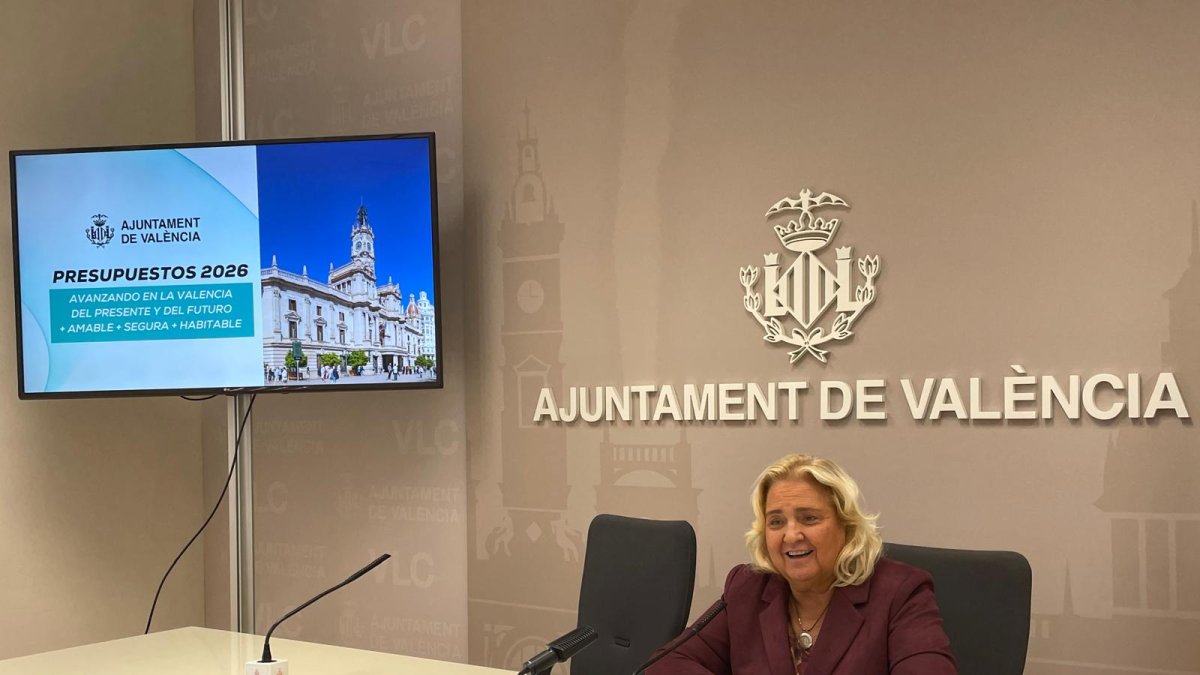 Presentación presupuestos del Ayuntamiento de Valencia para 2026