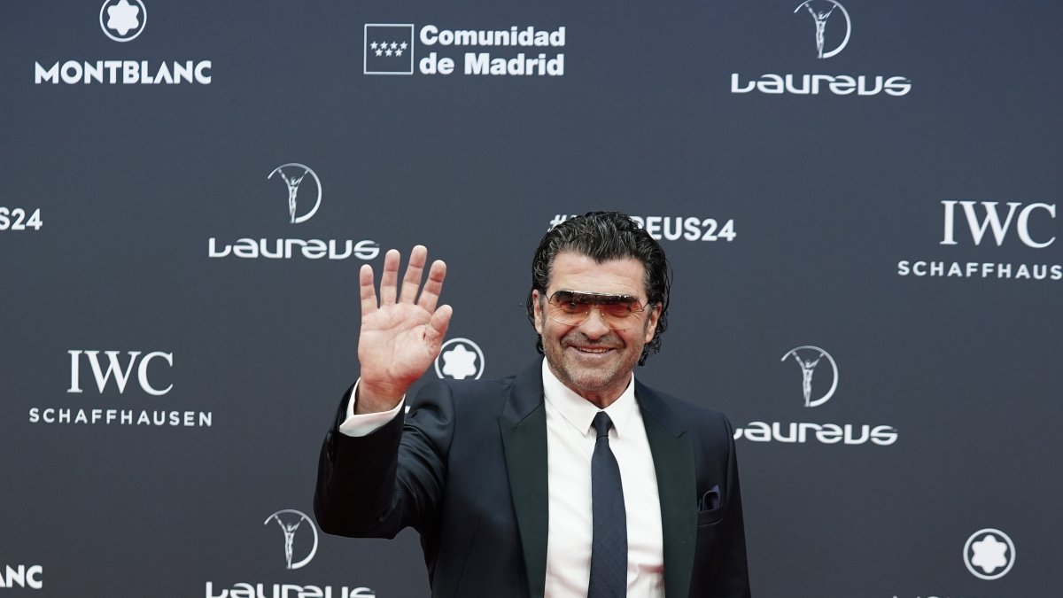 Alberto Tomba, durante un acto.