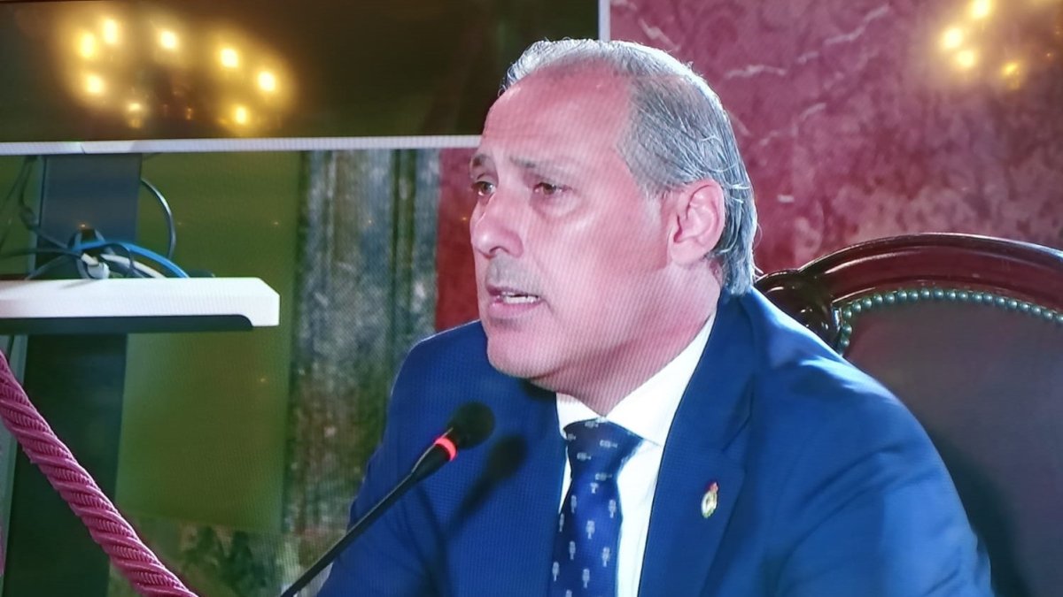 El decano del Ilustre Colegio de la Abogacía de Madrid (ICAM), Eugenio Ribón, durante su declaración en el juicio al fiscal general del Estado