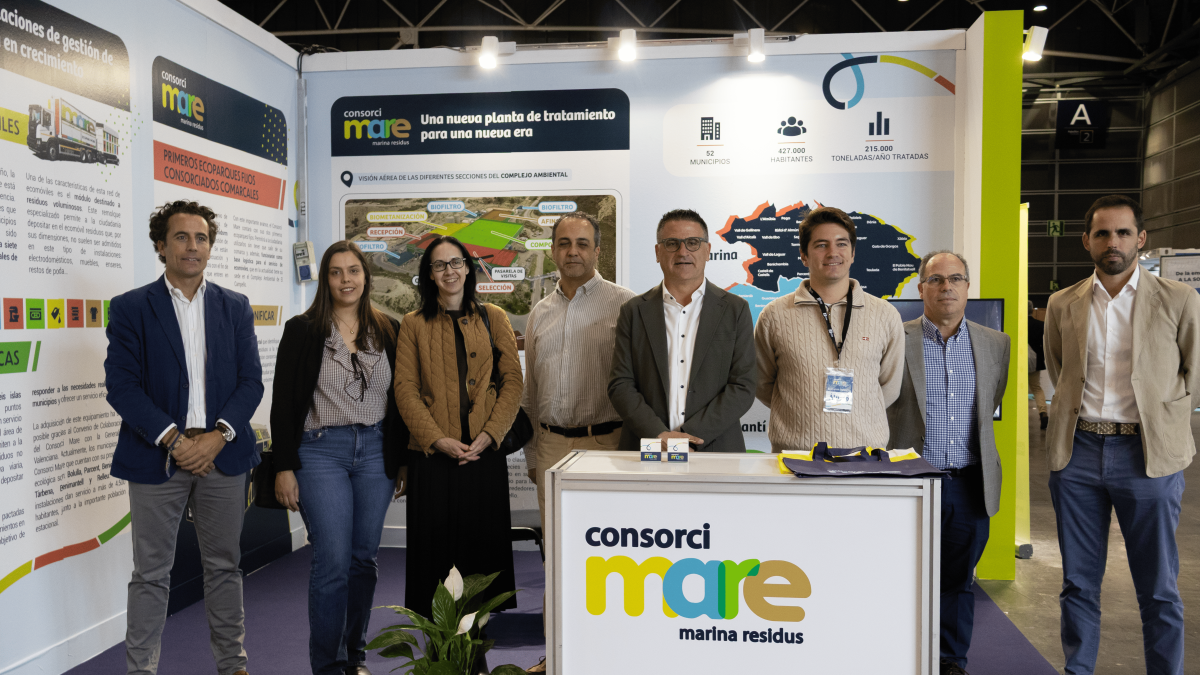 Stand del Consocri mare en Ecofira, la Feria Internacional de las Soluciones Medioambientales y Transición Ecológica