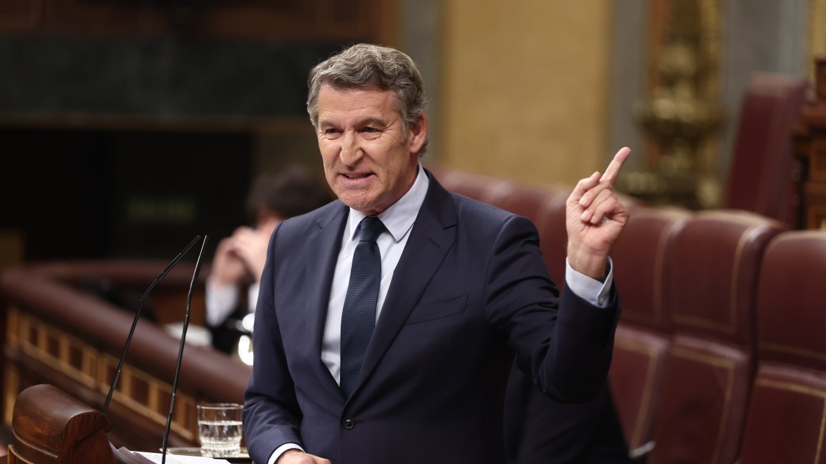 El presidente del Partido Popular, Alberto Núñez Feijóo
