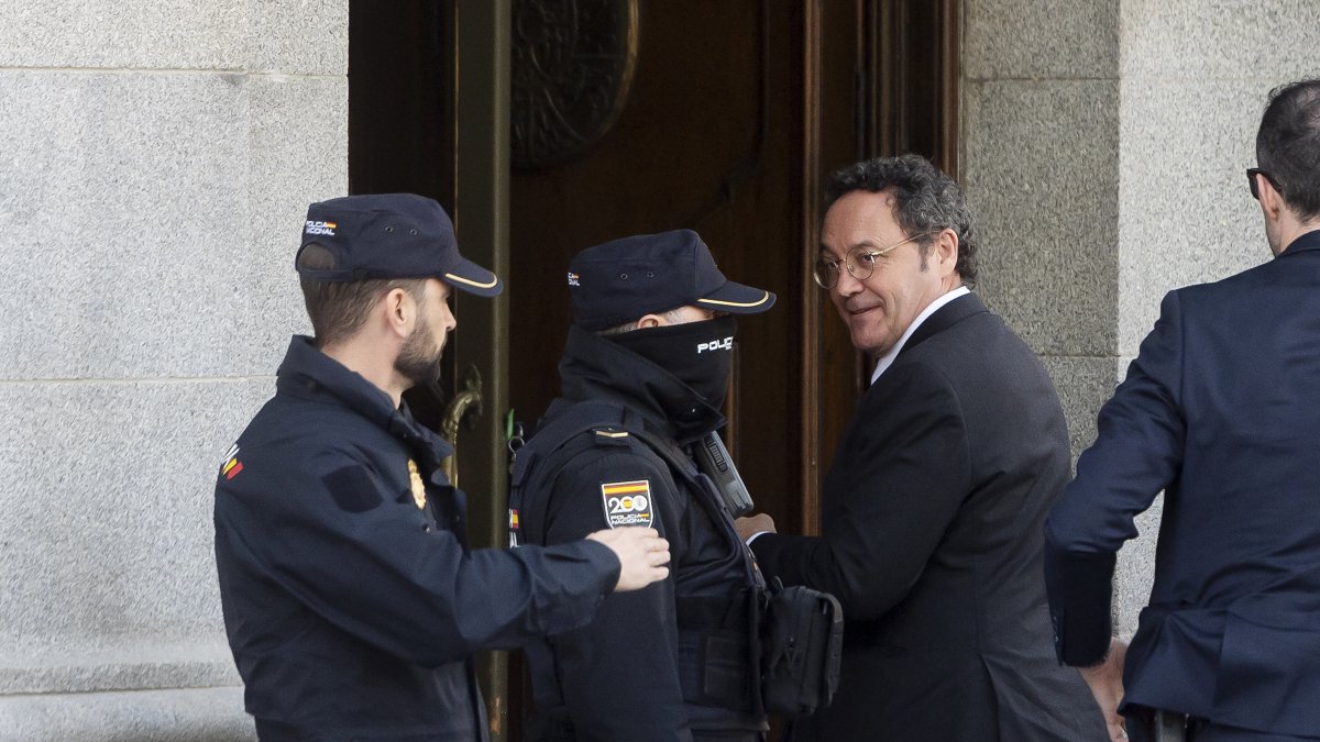 El fiscal General del Estado, Álvaro García Ortiz, a su llegada al Tribunal Supremo.