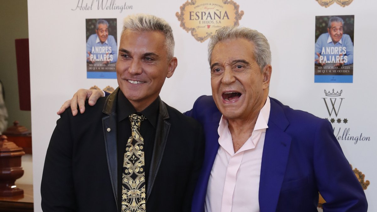 Andrés Burguera y Andrés Pajares en una imagen de archivo.