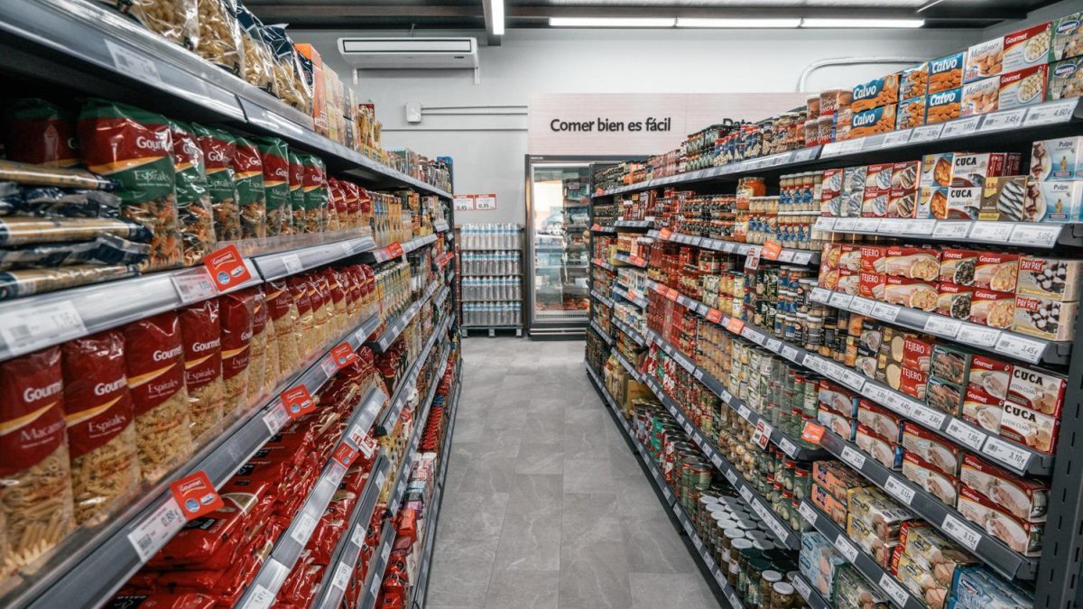 Pasillo de un Supermercado en España. 
Europa Press
05/6/2025