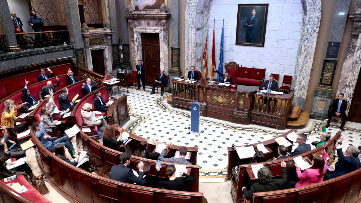 Imagen archivo del pleno del Ayuntamiento de Valencia