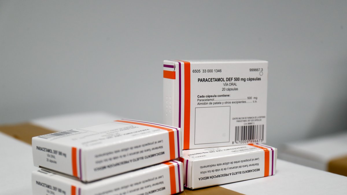 Detalle de cajas de pastillas