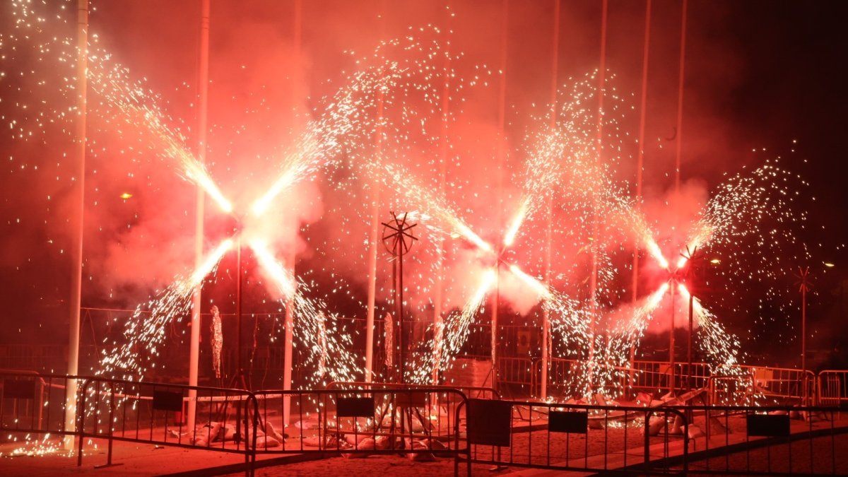 Espectáculo de fuegos artificiales
