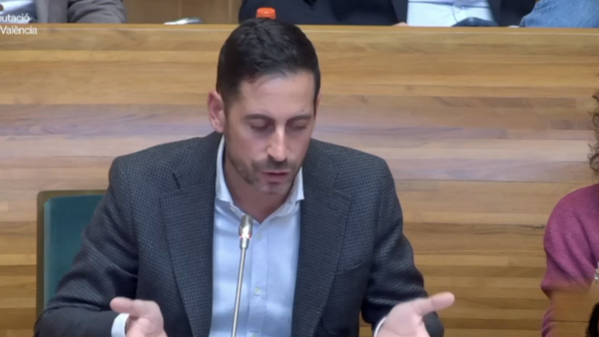 El portavoz del PSPV-PSOE en la Diputación, Carlos Fernández Bielsa.