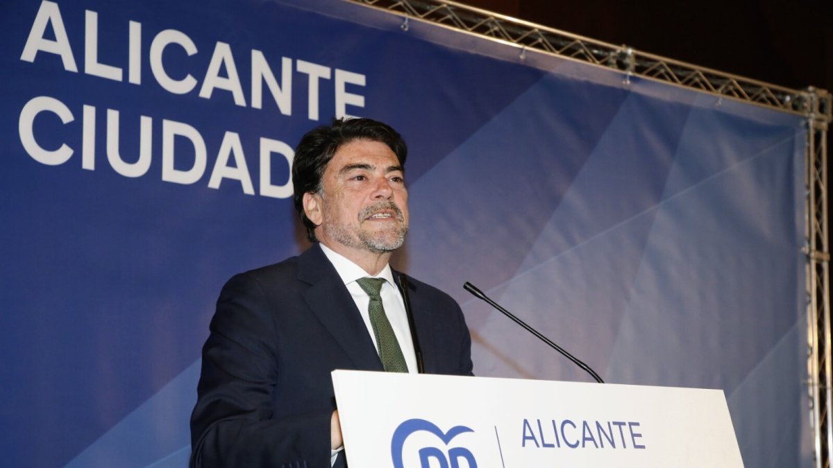 Luis Barcala, presidente local del PP en Alicante.