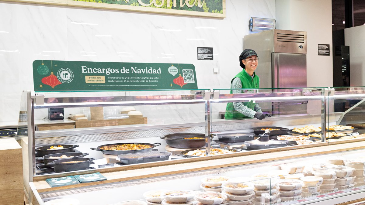 Sección de Mercadona,