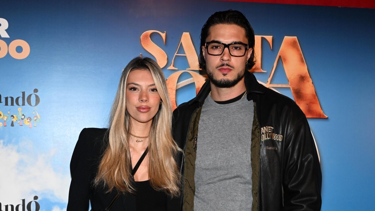Alejandra Rubio y Carlo Costanzia durante el estreno