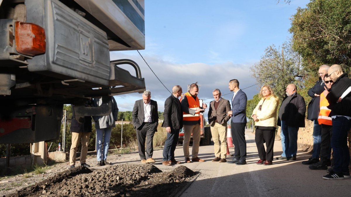 Visita del conseller Miguel Barrachina a las obras