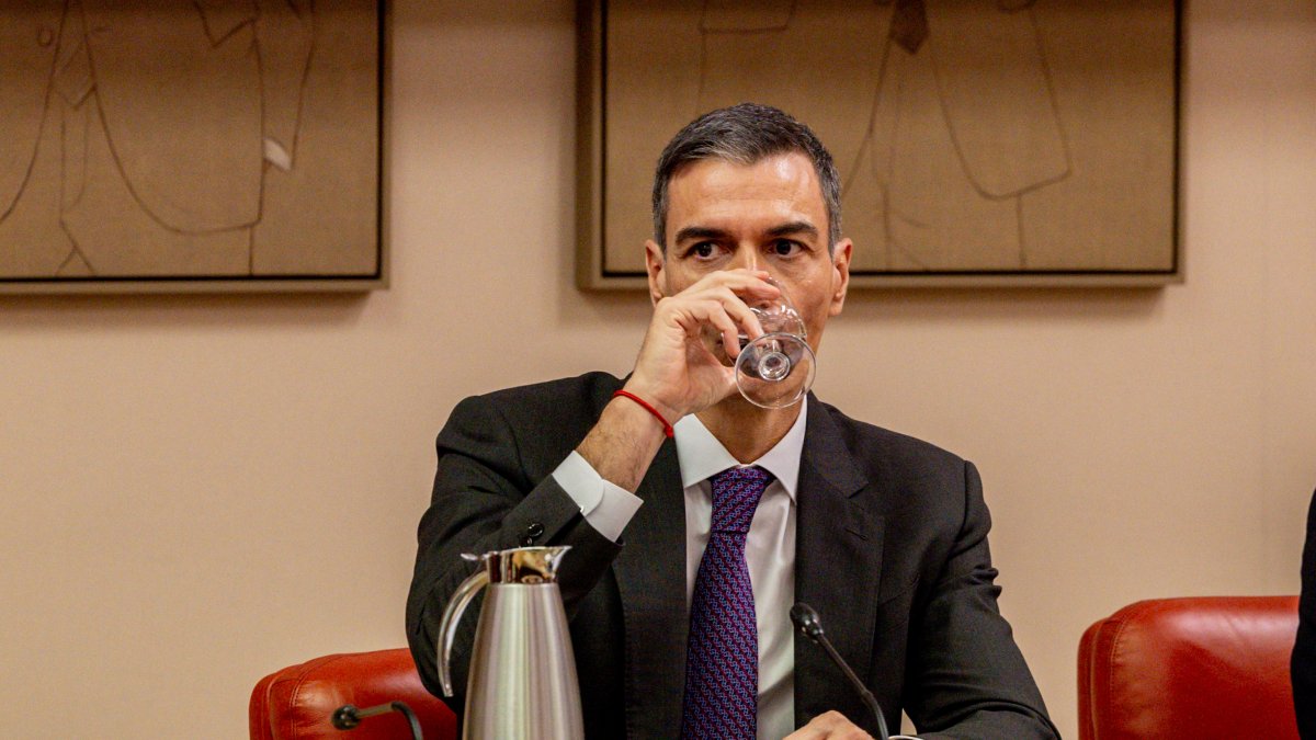 El presidente del Gobierno, Pedro Sánchez,