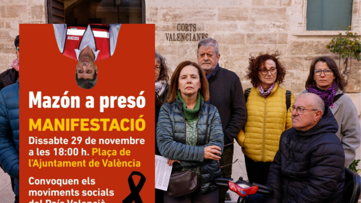 Portavoces de las manifestaciones mensuales para denunciar la gestión de la dana