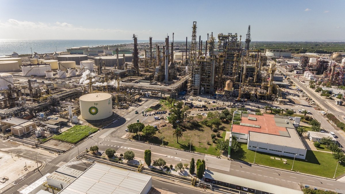 Refinería de bp en Castellón