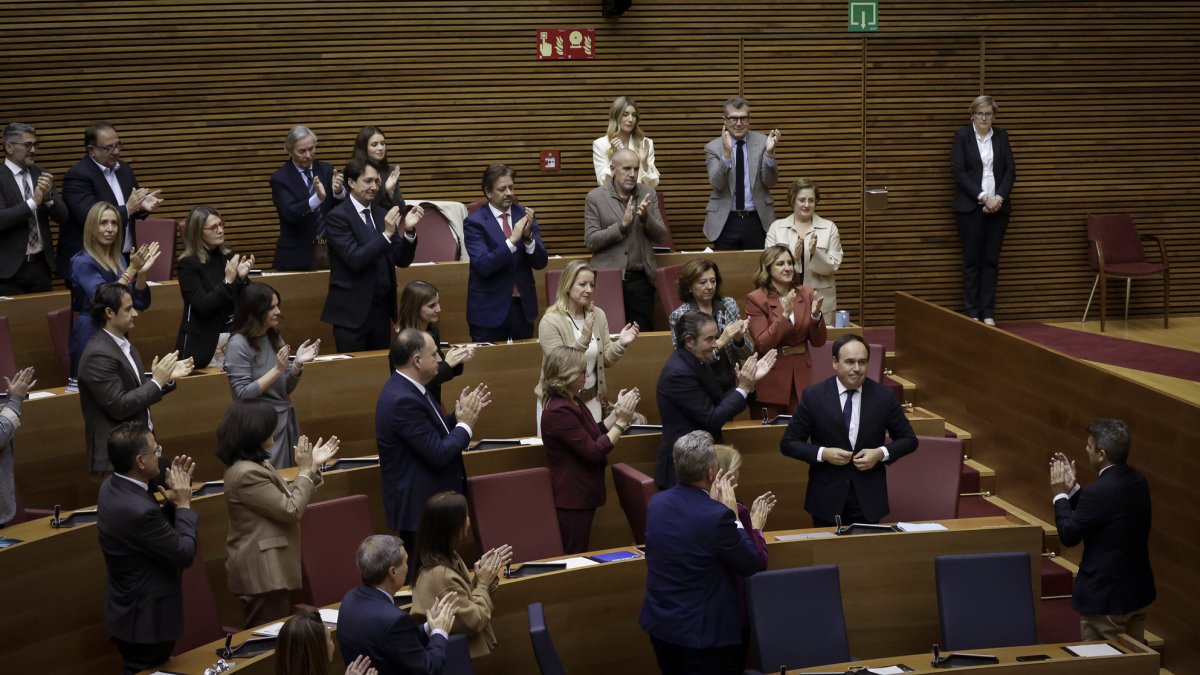 Juafran Pérez Llorca tras ser investido nuevo president de la Generalitat