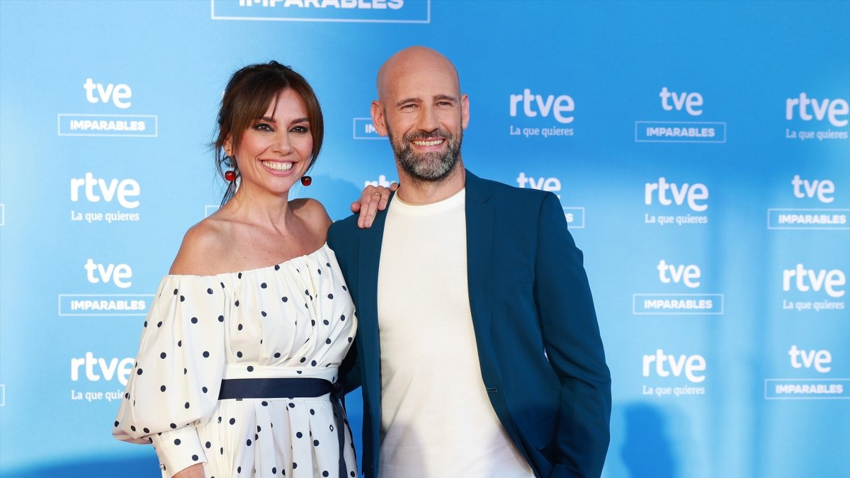 Marta Flich y Gonzalo Miró en la presentación de la temporada 2025/2026 de TVE.