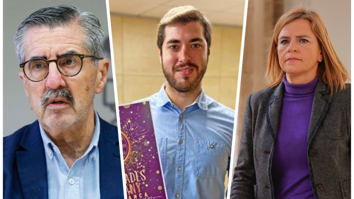 José María Ángel, Rubén de la Cruz, exconcejal socialista de Torreblanca, y Pilar Bernabé