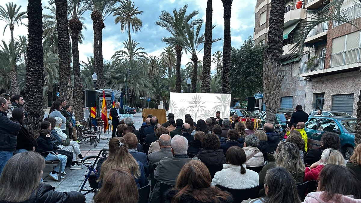 Celebración del 25 aniversario de la declaración del palmeral de Elche como patrimonio de la Humanidad.
