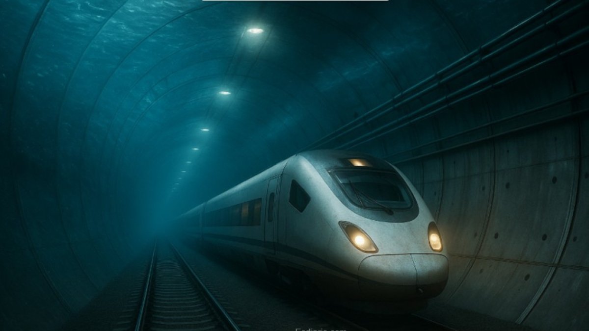 Recreacion de un tren submarino