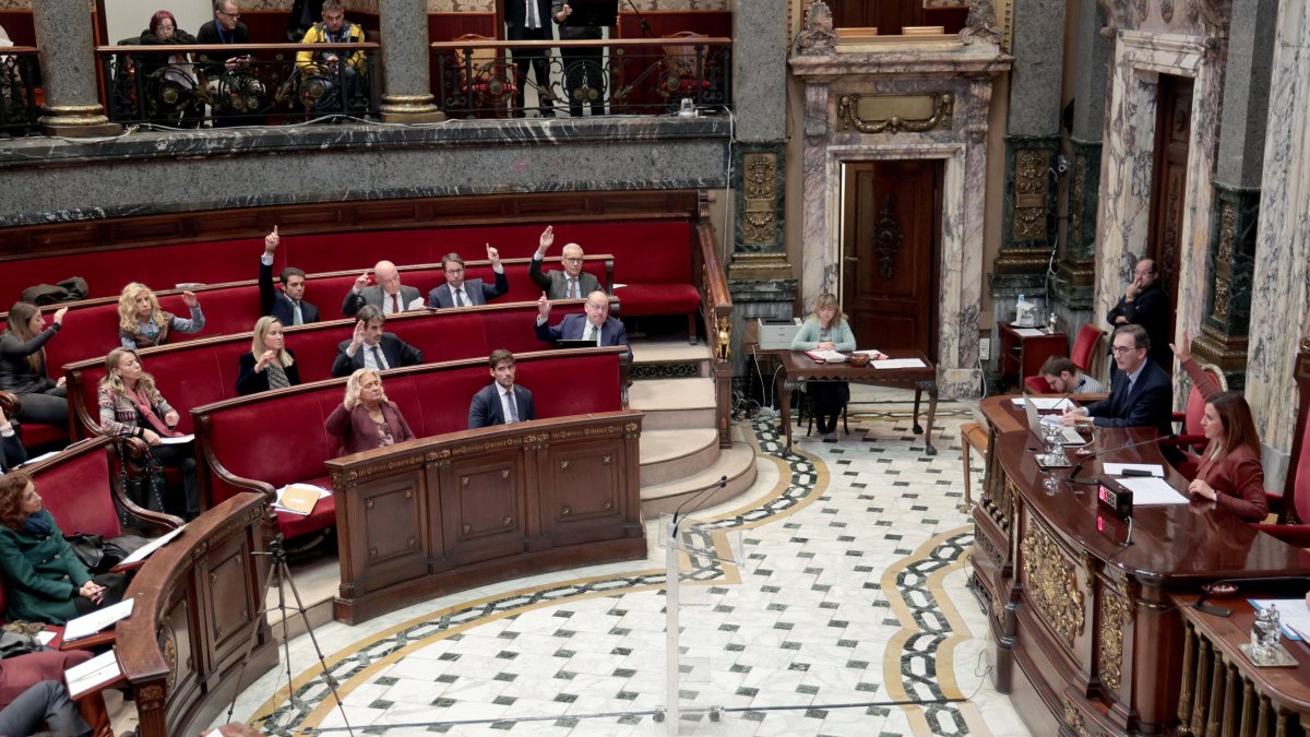 Pleno extraordinario del Ayuntamiento de Valencia