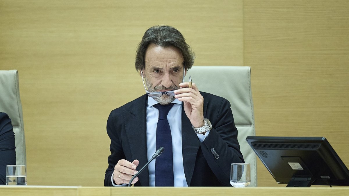 El secretario autonómico del Gabinete del President y Comunicación, José Manuel Cuenca Ais, comparece en la comisión por la dana, en el Congreso de los Diputados