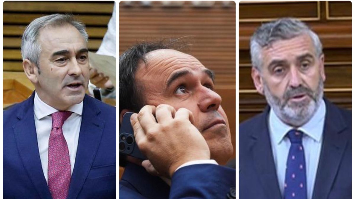 Miguel Barrachina, Juanfran Pérez Llorca y Carlos Gil