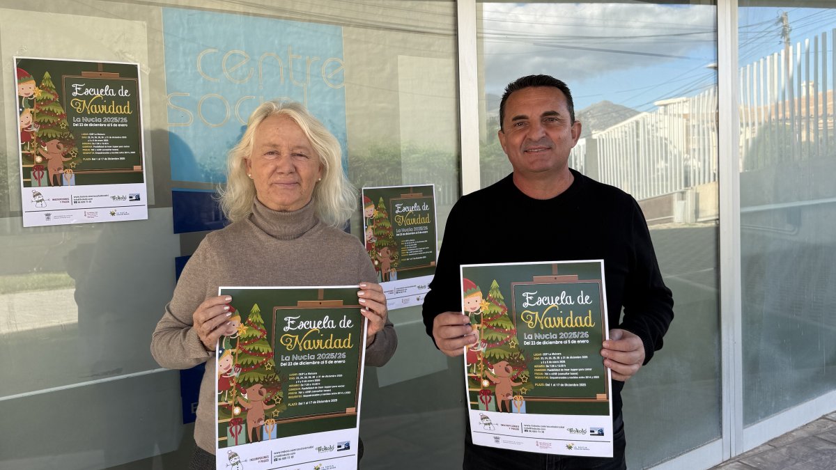Presentación de la Escuela de Navidad de La Nucía.