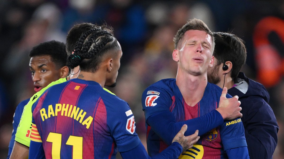 Dani Olmo se dislocó el hombro