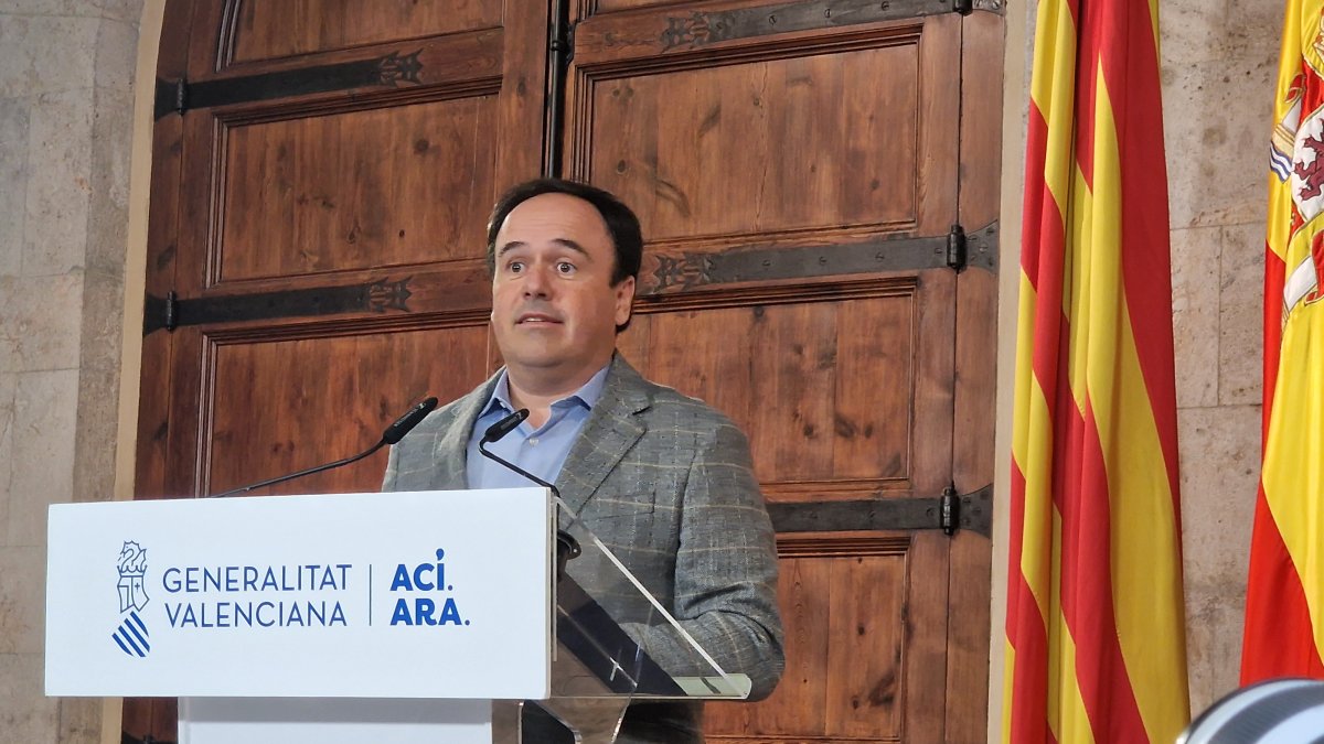 El presidente Juanfran Pérez Llorca