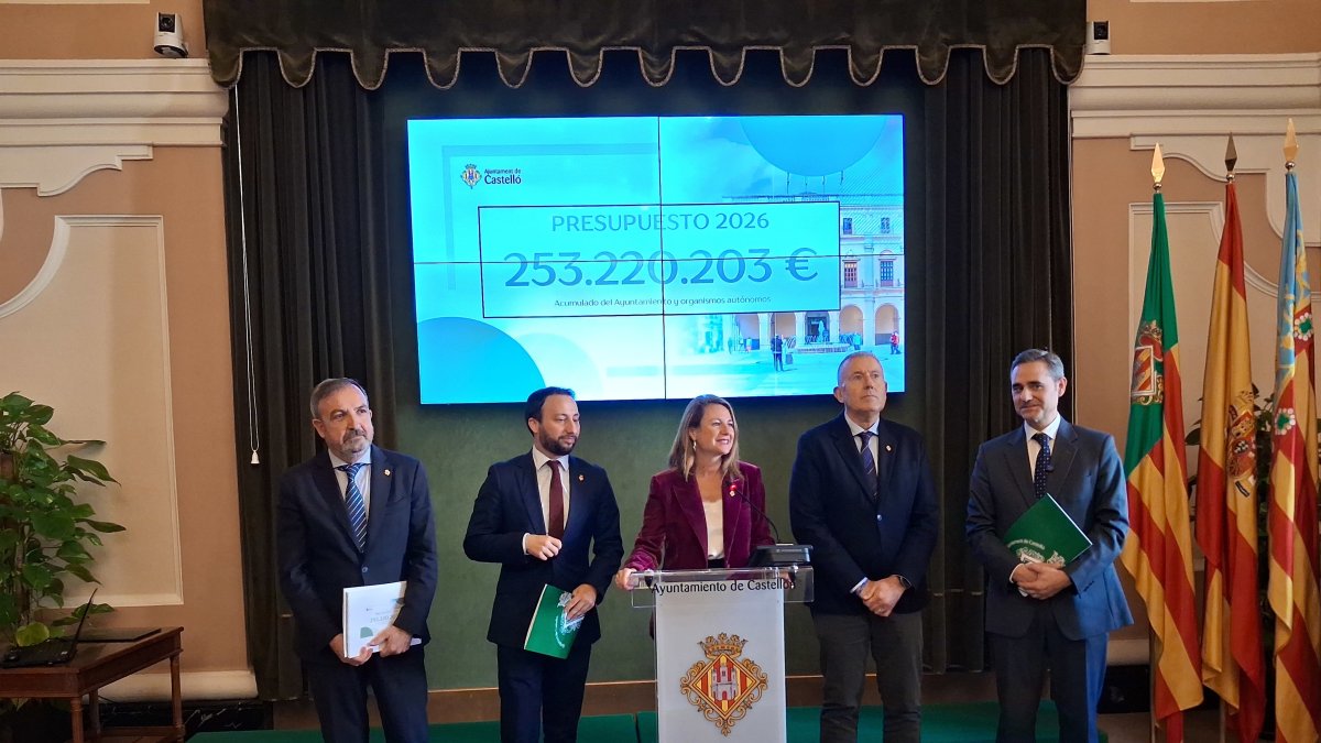 Presentación de los presupuestos municipales para 2026