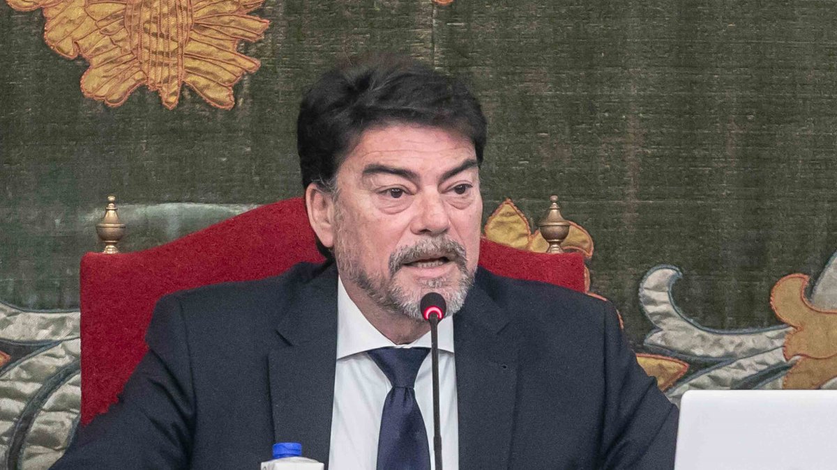 Luis Barcala, alcalde de Alicante, en imagen de archivo.