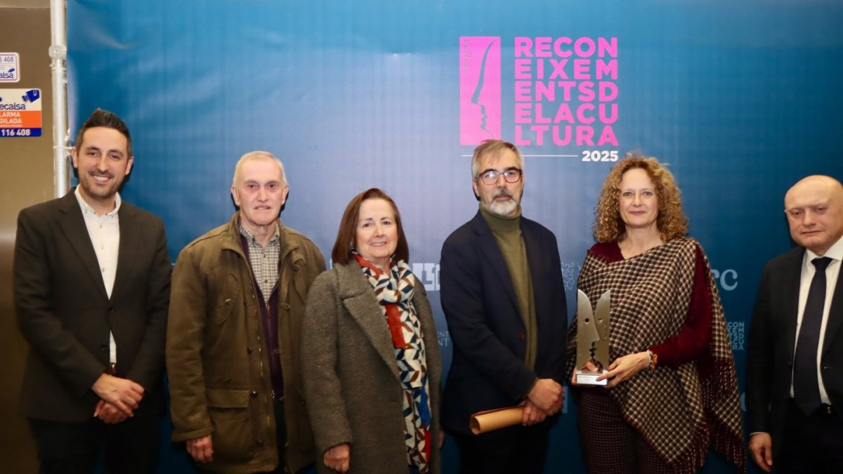 El galardón fue entregado en la Sala Cívica del Antic Mercat.