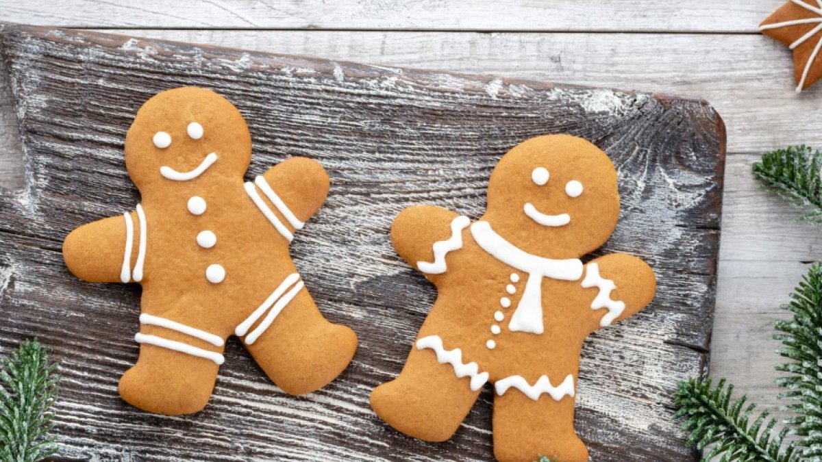 Galletas de hombres de jengibre o 'Gingerbread cookies'