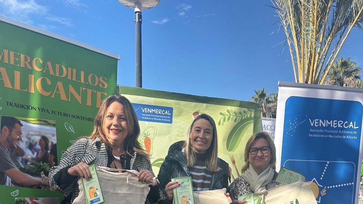Arranca la campaña 'Residuo cero' en los mercadillos de Alicante