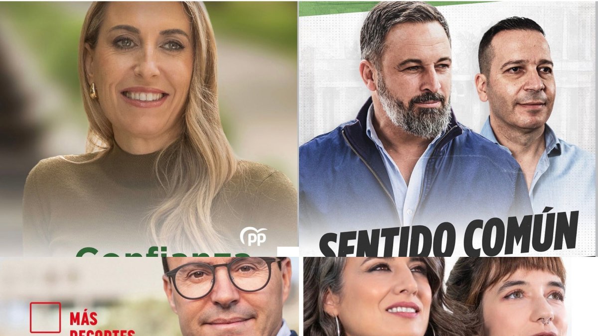 Carteles electorales Extremadura