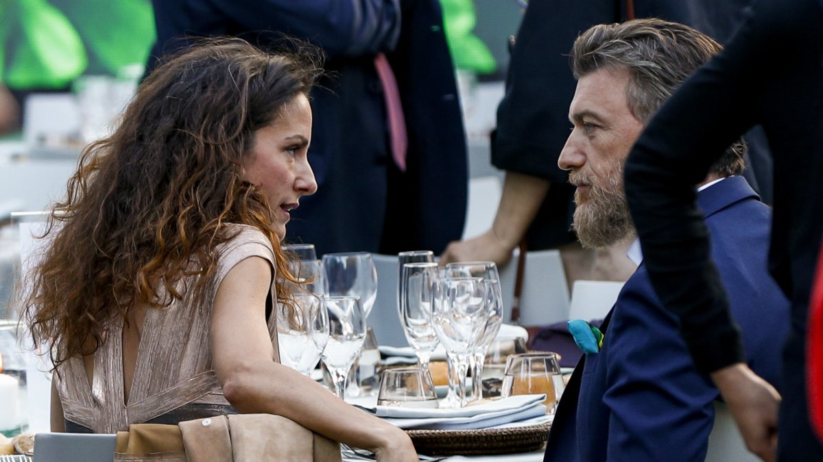Telma Ortiz y Robert Gavin Bonnar, en junio de 2019.