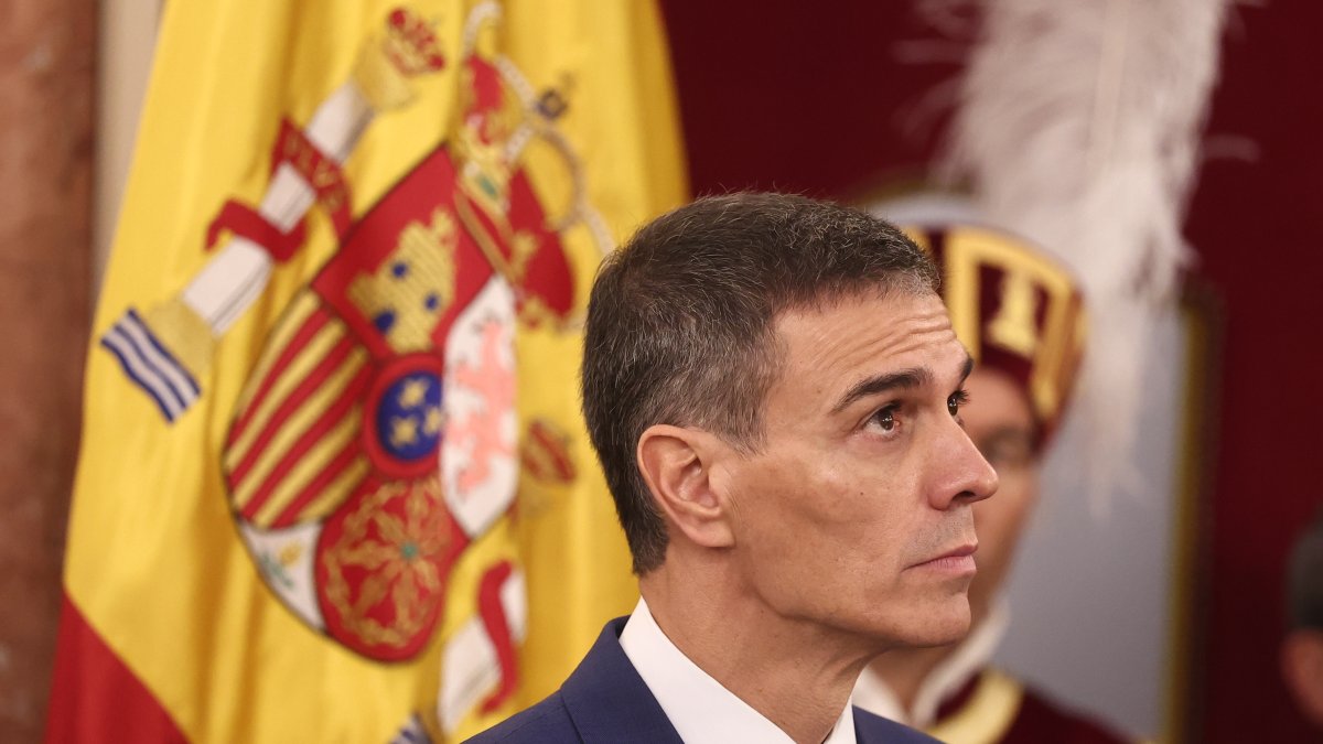 El presidente del Gobierno, Pedro Sánchez