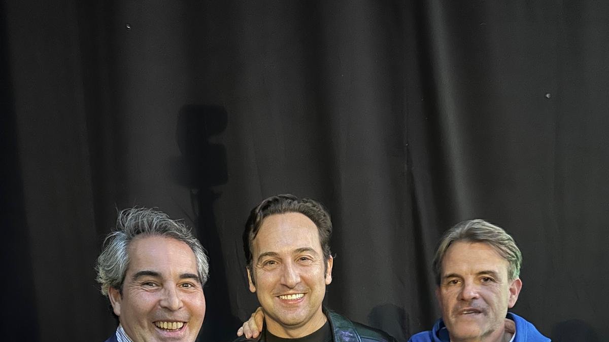 Israel García-Juez junto a Iker Jiménez y Pablo Antón, cofundador y promotor de Talent Land.